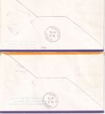 BRD - Jugend 1974 (Olympia) Oberrandsatz 2 Lufthansa Erstflugbriefe FFM Kingston