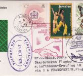 Jamaica - Air Jamaica Erstflug Kingston - FFM + Zuleitung auf LH-Erstflug 1975