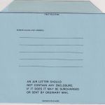 St. Vincent - 25 C. PO Calliaqua 1825 Aerogramme Air letter unused