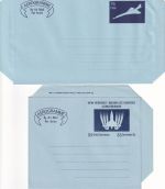 New Hebrides - 2 aerogrammes air letter - both unused