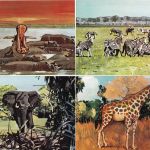 Mocambique - 8x 125 MT picture postcards stationeries (animals) - all unused