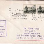 Dänemark - Rodby Fehmarn Dän. Seepost Zuleitung Lufthansa Erstflug 1967