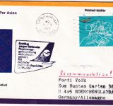 UAE - LH-Erstflug Dubai Frankfurt a/M. Ablehnungsstempel 1977