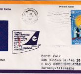 UAE - LH-Erstflug Dubai Frankfurt a/M. Ablehnungsstempel 1977