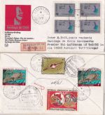 Madagaskar - 15 Fr. Morsetelegraph ua. Luftpost-Einschreibebrief Tananarive 1978