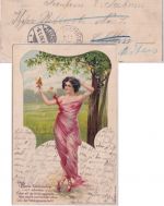 DR - Russ (Ostpreussen) Karte n. Heiligenstedten 1906