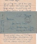 DR - Allenstein 2.10.44 Feldpostbrief (Inhalt) n. Braunlage