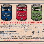 DR - Offenbach a/M. 1936 farb. Firmenwerbekarte (Farben u. lacke Fritze & Co.)