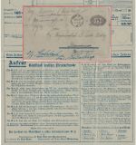 DR-Infla - Berlin W8 20.5.21 15 Pfg. PFS Drucksache n. Mannheim Nachsendevermerk