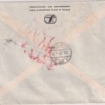 Finnland - 500 P. AFS "Stockmann" Luftpost-Einschreibebrief Helsinki 1933