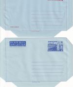 Grenada - 10 + 20 C. Rum destillery/Parliament aerogramme stationeries unused