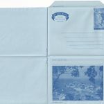 Grenada - 6 C. fish/Merlin aerogramme stationery unused