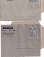 British Guiana - 2x6 P. aerogrammes air letters stationeries both unused