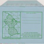 British Guiana - 50 C./15 C. airplane/overprint aerogramme stationery unused