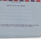 Australia - 10 P. Chistmas 1962 aerogramme stationery unused