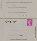 Australia - 4+5+7+10 C. QEII lettercards stationeries all unused