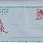 Australia - 10 P. Royal visit 1963 aerogramme stationery unused