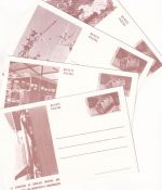 Angola - 12 Kz. picture stationery postcard (4 pictures) all unused