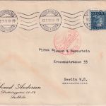 Schweden - 25 Ö. Gustaf V. Luftpostbrief Stockholm - Berlin 1933