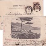 Monaco - 10 C. Albert I. braun AK Monte carlo - Heidelberg 1898