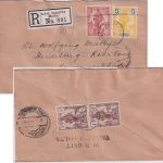 Malta - 4 P. Britannia u.a. Einschreibebrief GPO Valletta - Heidelberg 1924