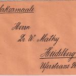 Estland - 2x1 M./15 Pfg. Überdruck u.a. Brief Tallinn - Heidelberg 8.11.20