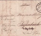 Bayern - 1 Kr. Quadrat Ortsbrief/Landbestellung oMR 269 OPA Landshut 29.JAN 1863