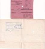 DDR - Adorf 1989 Telegrafische Postanweisung Einzahlungsmeldung m. Fernschreiben