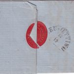 Bayern - 3 Kr. Quadrat rot Brief oMR 269 OPA Landshut 13. DEC 1866 n. Neuötting