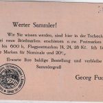 Tschechien - 25 H. Hradschin gez. Firmendrucksache Bratislava - Heidelberg 1920
