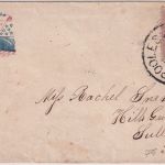 USA - 3 C. Washington Ausg. 1861 Patriotic cover Poolesville - Hillesgrove
