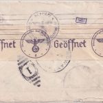 USA - 30 C. Flp.-Ausg. Luftpostbrief Rowayton - Brünn 9. MATR 1940 OKW-Zensur