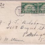 USA - 2x1 C. Hugenotten Brief Chicago - Pittsburgh 1925