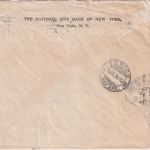 USA - 8 C. Franklin Perfin "NCB" Zensurbrief i.d. SCHWEIZ New York - Zürich 1916
