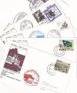 BRD/Namibia/RSA - Lufthansa Erstflug FFM Johannisburg/Windhuk 5 Belege 1992