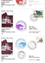BRD/Namibia/RSA - Lufthansa Erstflug FFM Johannisburg/Windhuk 5 Belege 1992