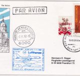 Kasachstan - Lufthansa Erstflug Alma Ata - Frankfurt a/M. 1.11.1992