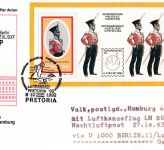 Ciskei - 30 C. Uniform 98. IR Blockausgabe Nachluftpost Berlin Hamburg 1992
