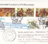 Ciskei - Zuleitungspost Nachluftpost Leipzig Nürnberg 1992