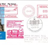 Niederlande - 55 C. Lufthansa AFS Erstflug Amsterdam - Berlin 1991