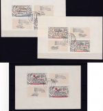 CSSR - KSZE 1977 Kleinbogensatz geschnitten/gestempelt u.a. umfangreiches Lot