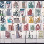 BRD - Sehenswürdigkeiten DM-Währung 4x37 Werte/alle 4 BOGENECKEN postfrisch/MNH