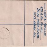 Malaysia - 60+15 S registered envelope stationery Kota Bharu - Kuala Lumpur 1977