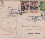 USA - First Flight Chicago Memphis Tenn. airmail cover Jul 20, 1931
