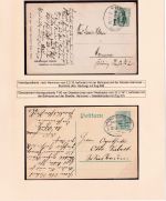 DR - Bahnpost Hannover kl. Anfangssammlung 21 Belege ex 1889-1989 (meist vor 45)