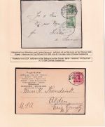 DR - Bahnpost Hannover kl. Anfangssammlung 21 Belege ex 1889-1989 (meist vor 45)