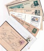 DR - Bahnpost Hannover kl. Anfangssammlung 21 Belege ex 1889-1989 (meist vor 45)