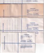 Jamaica - Registered letters stationeries 1xG, 3xF-format different types unused
