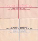 India - 4 registered letter stationeries - all unused