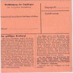 BRD - 70 Pfg. Heuss I senkr. Paar Paketkarte Weilbach - Walkirchen/DDR 1955